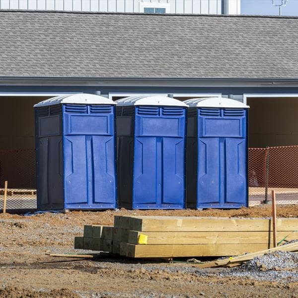 Heavy-duty construction site porta potty in Erie, Pennsylvania